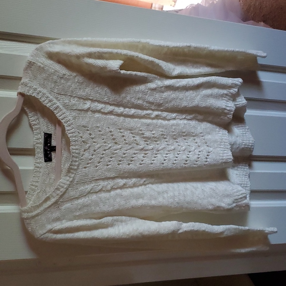 Cream colored size M women's sweater